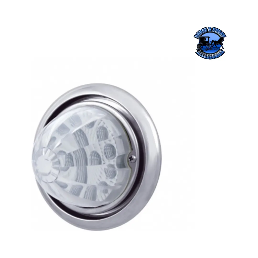 Front Bumper Light With 17 Amber Led Reflector Watermelon Light For Freightliner Columbia (Choose Color) 1