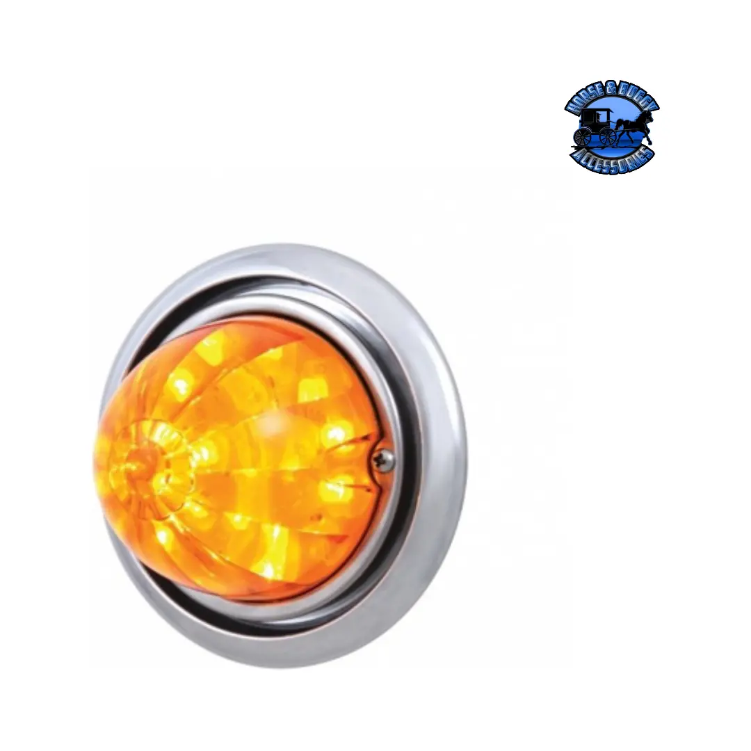 Front Bumper Light With 17 Amber Led Watermelon Light For Freightliner Columbia (Choose Color) 1