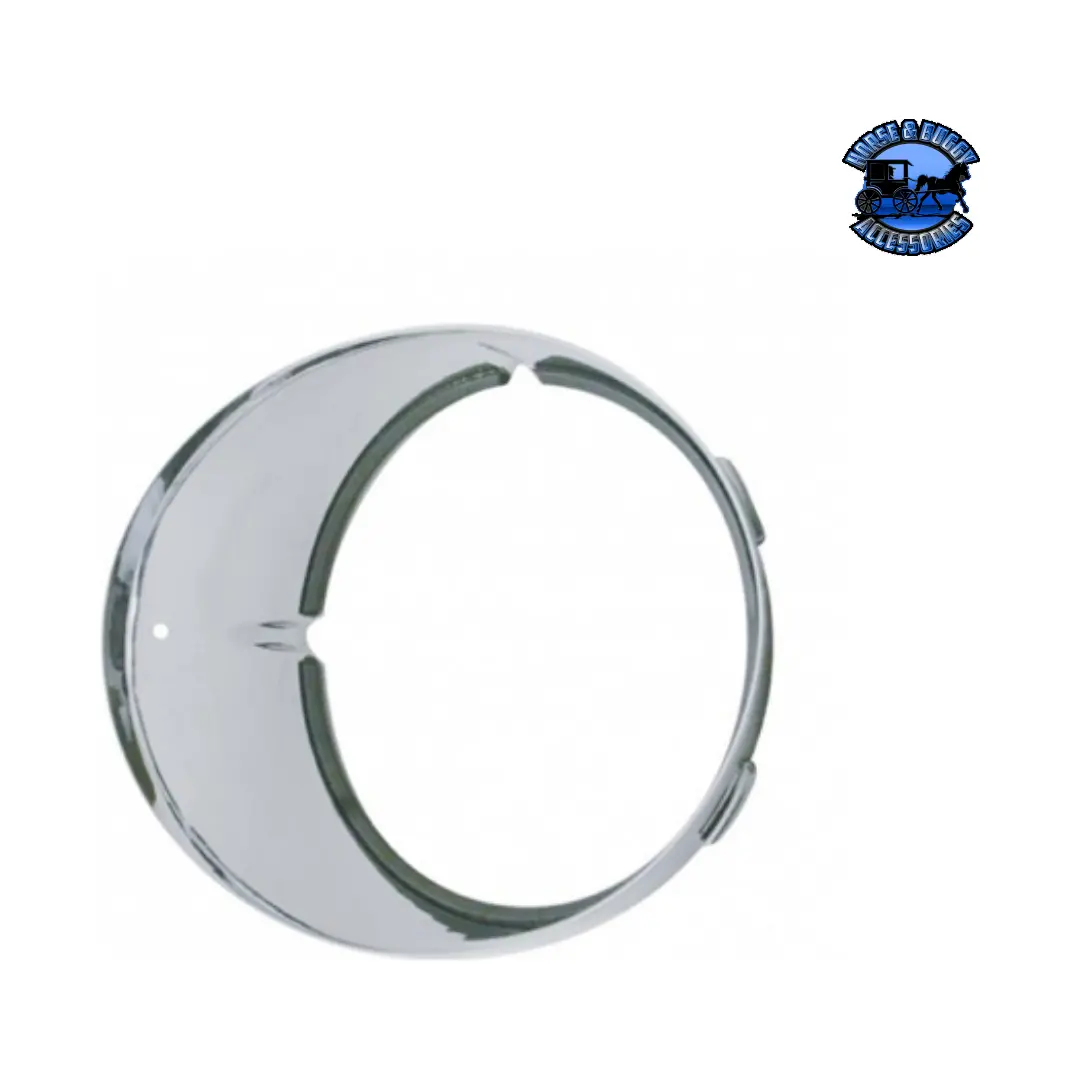 Chrome Inner Headlight Bezel For 1996-2010 Freightliner Century (Choose Side) 1