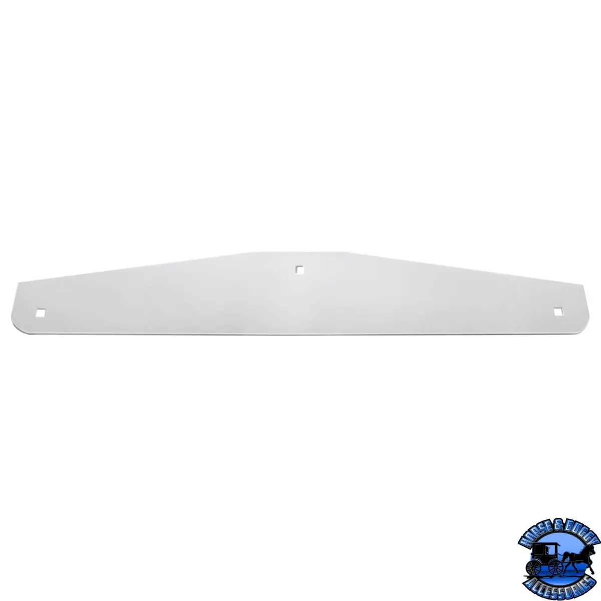 24" X 4" Stainless Steel Bottom Mud Flap Plate - Bolt Thru #21409 1