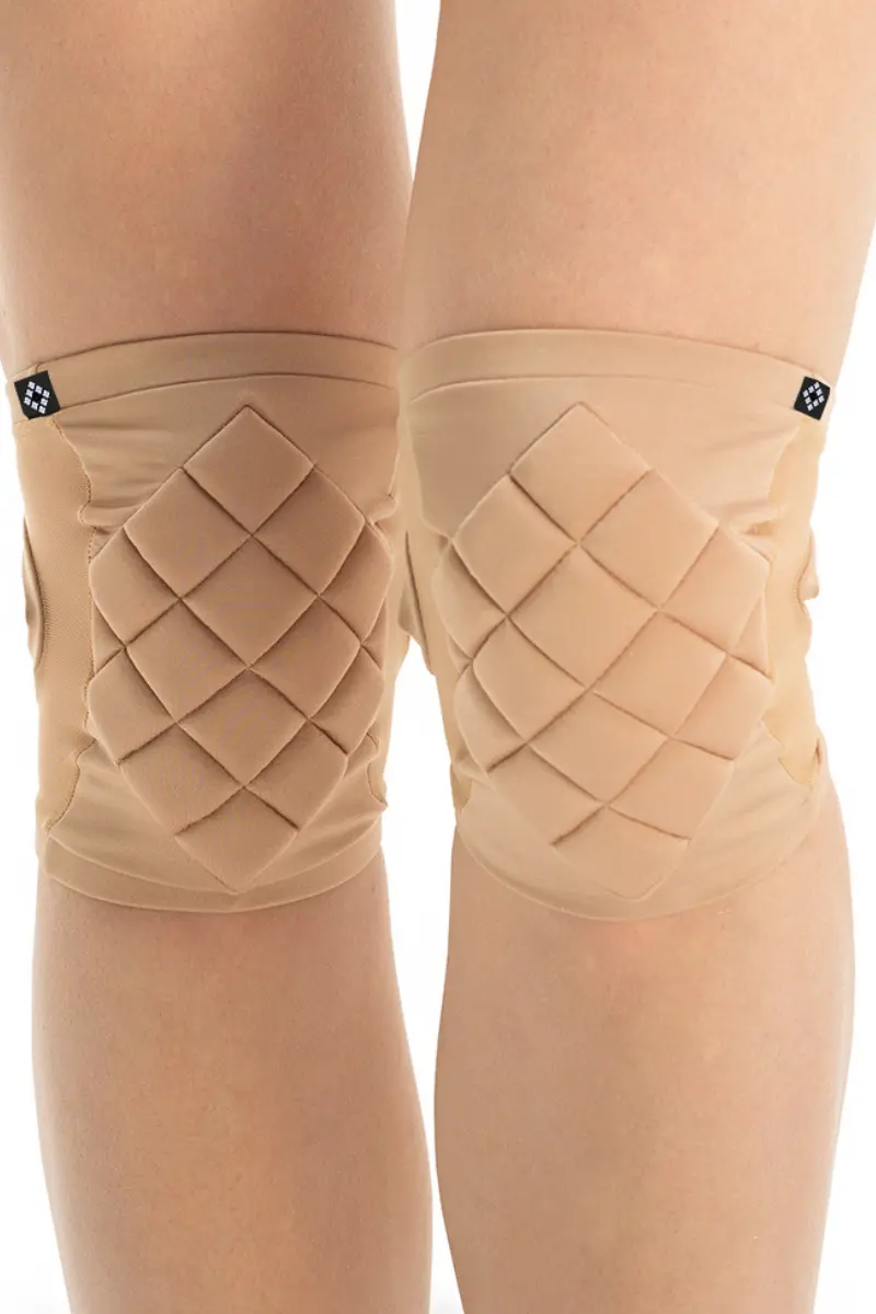 Poledancerka Mesh Kneepads - Nude 01 (With Pocket) 1