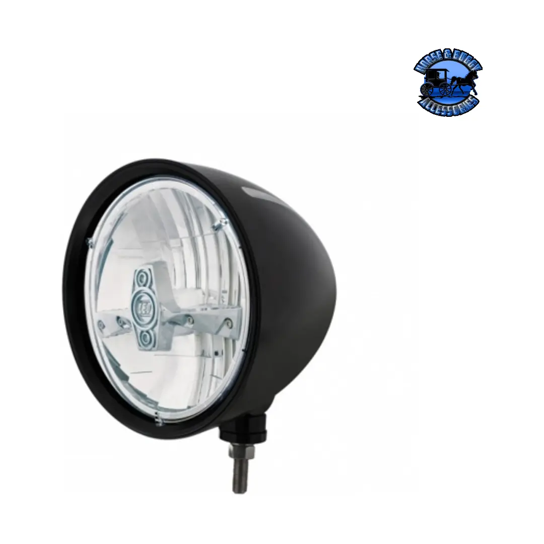 Black "Billet" Style Groove Headlight 5 Led Bulb - Chrome #32677 1