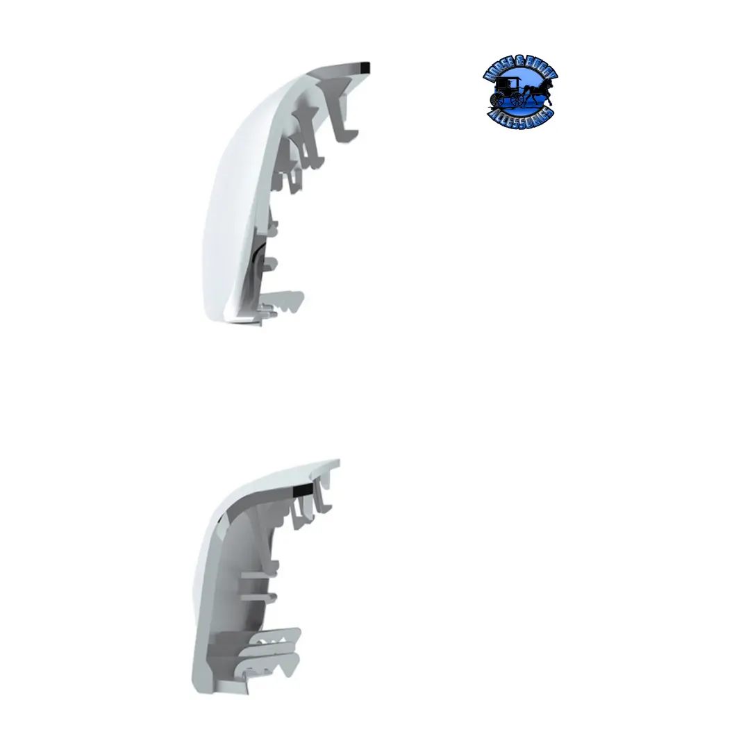 Chrome Plastic Door Grab Handle Covers For 2018-2023 Freightliner Cascadia (Pair) #42448 1