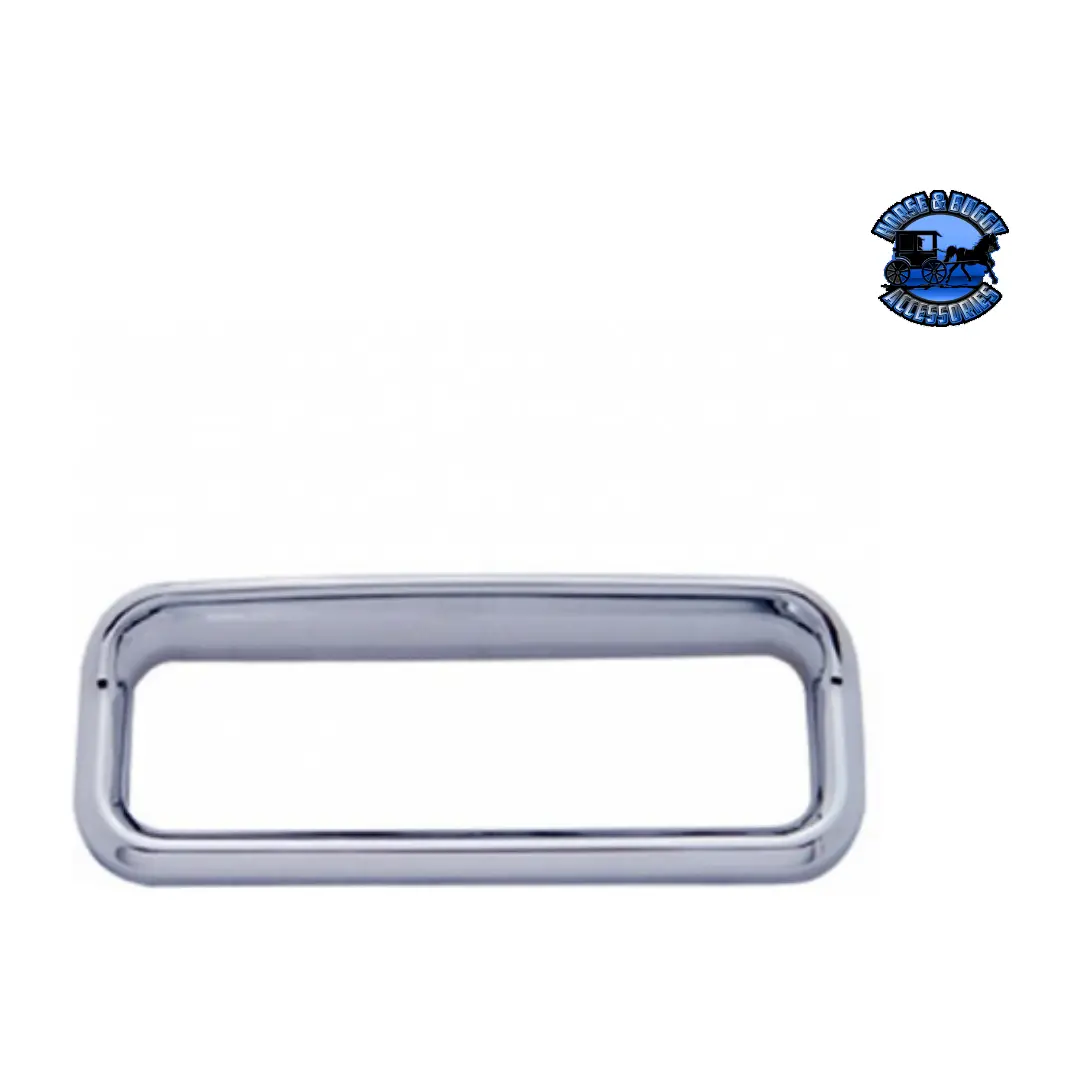 Chrome Bezel For 3" X 13/16" Freightliner Glove Box Emblem #20596 1