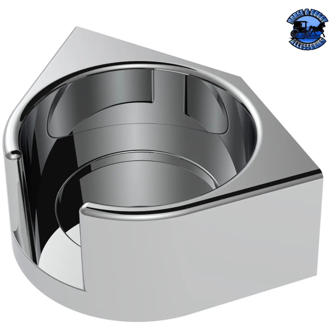 Chrome Plastic Cup Holder For 1986 & Up Freightliner Classic & Fld - Driver #40990 1