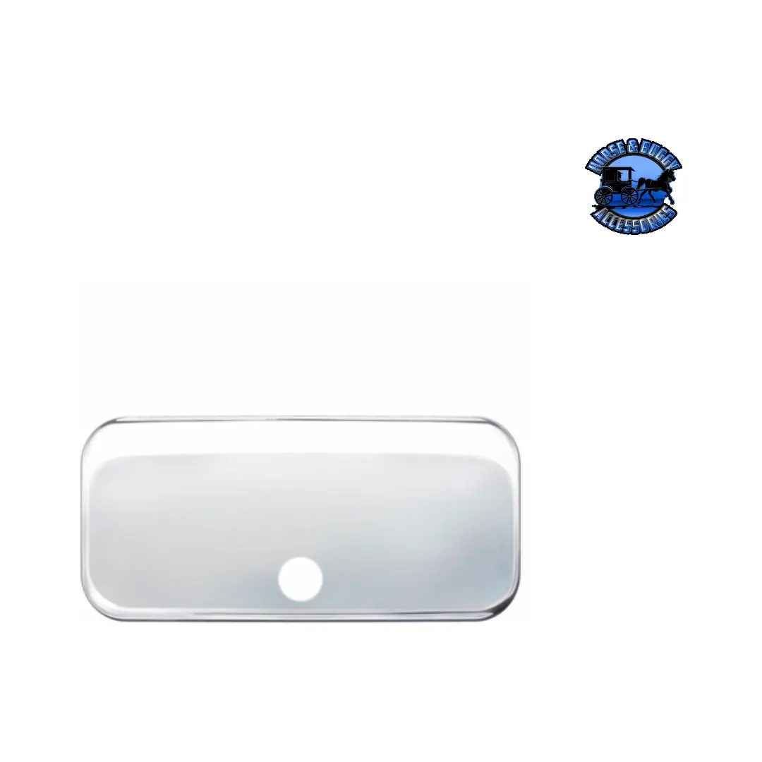 Chrome Plastic Upper Side Storage Door Cover For 2007-2018 Freightliner Cascadia #42344 1