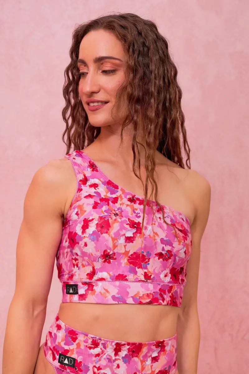 Rad Paradiso Melita Top - Pink Floral 1
