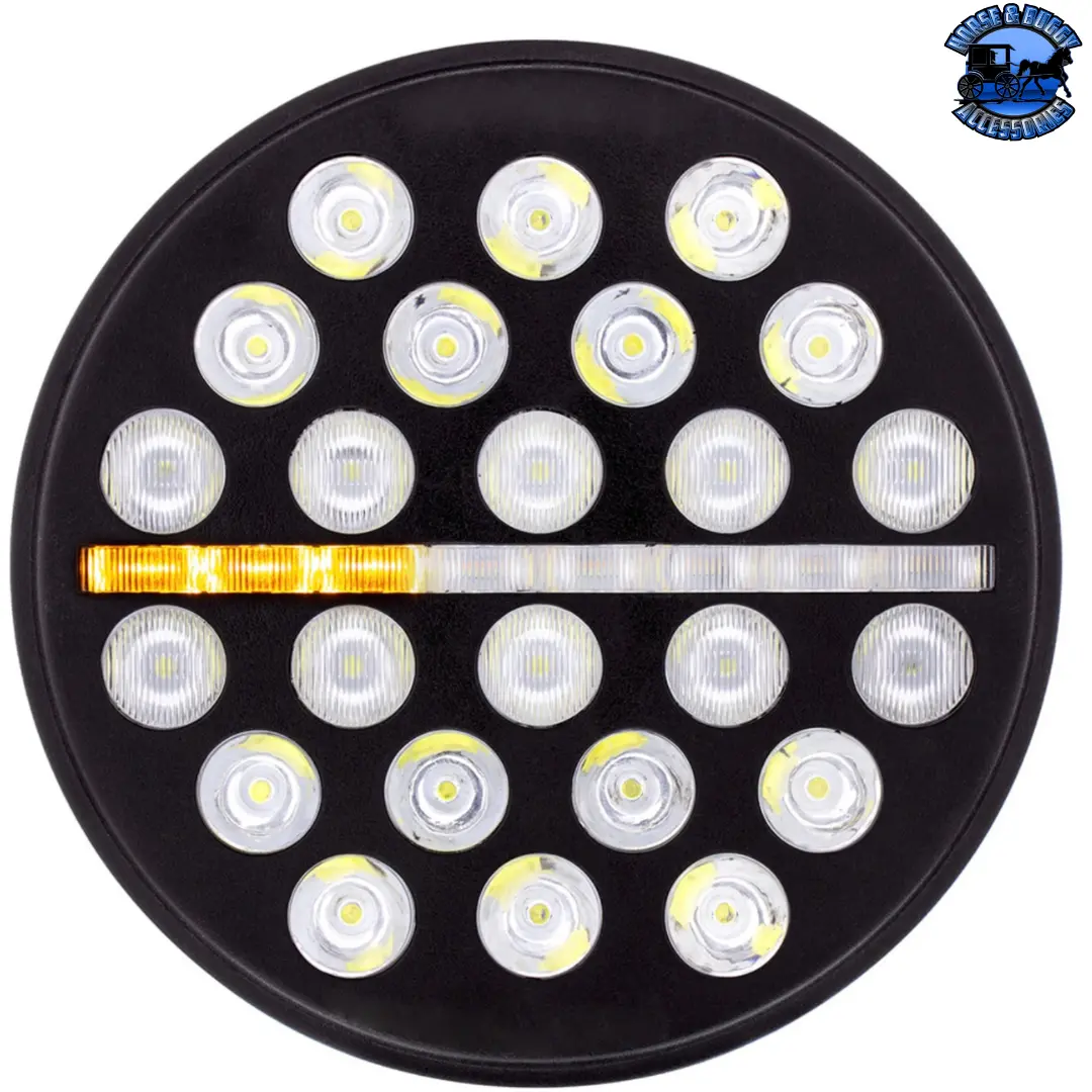 Ultralit - 24 High Power Led Circular Light With Dual Color Led Position Light Bar #36452 1
