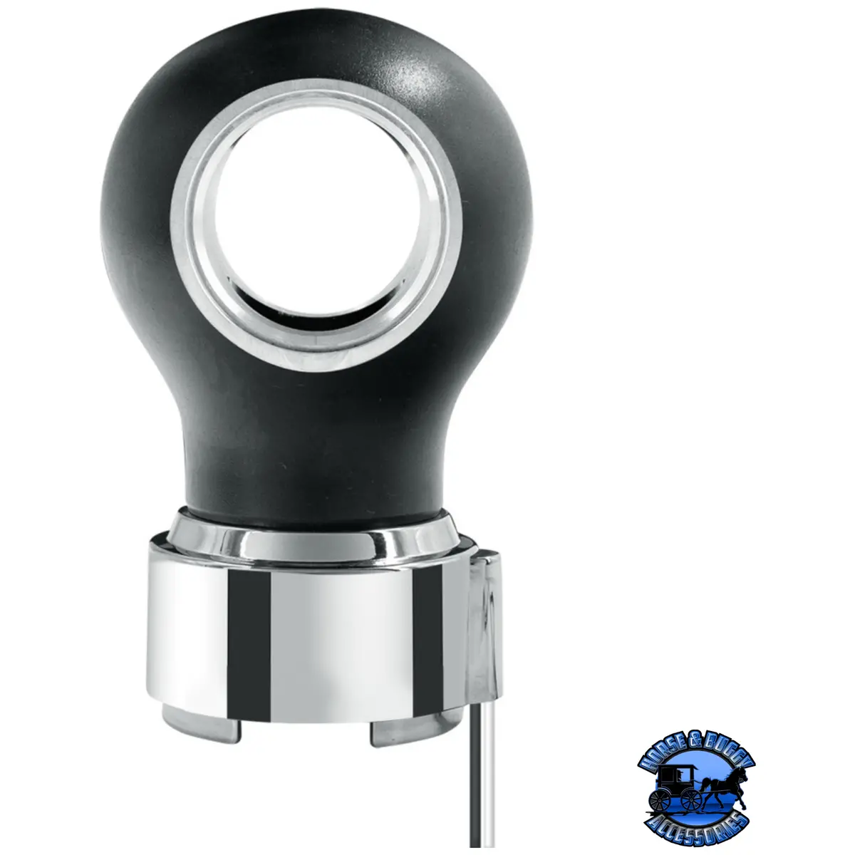 Thread-On Charlotte Style Gearshift Knob With Led 9/10 Speed Adapter (Choose Finish)(Choose Led Color) 4