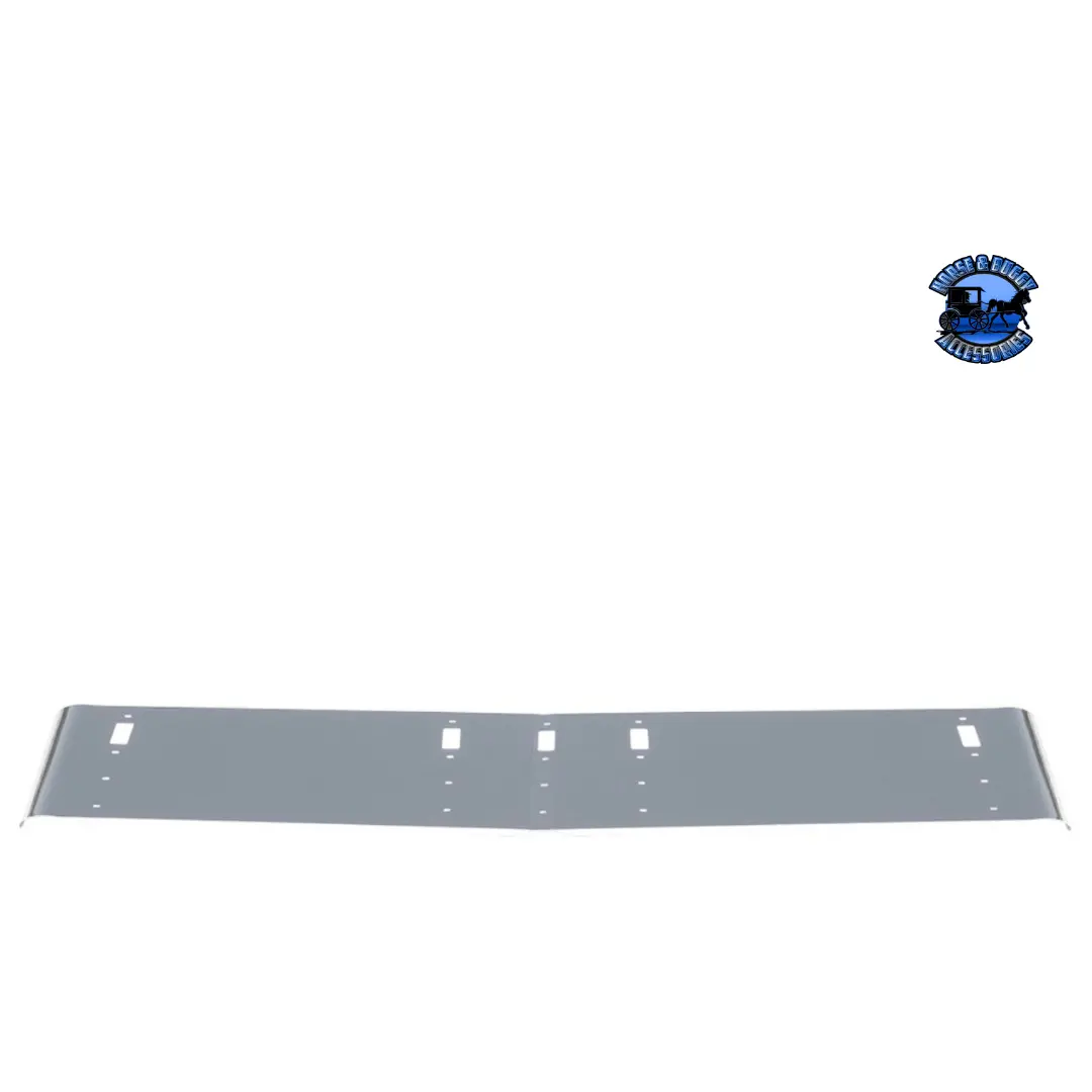 15.5" 430 Stainless Sunvisor For 2014-2024 Freightliner Cascadia With Raised/Mid-Roof #29151 1