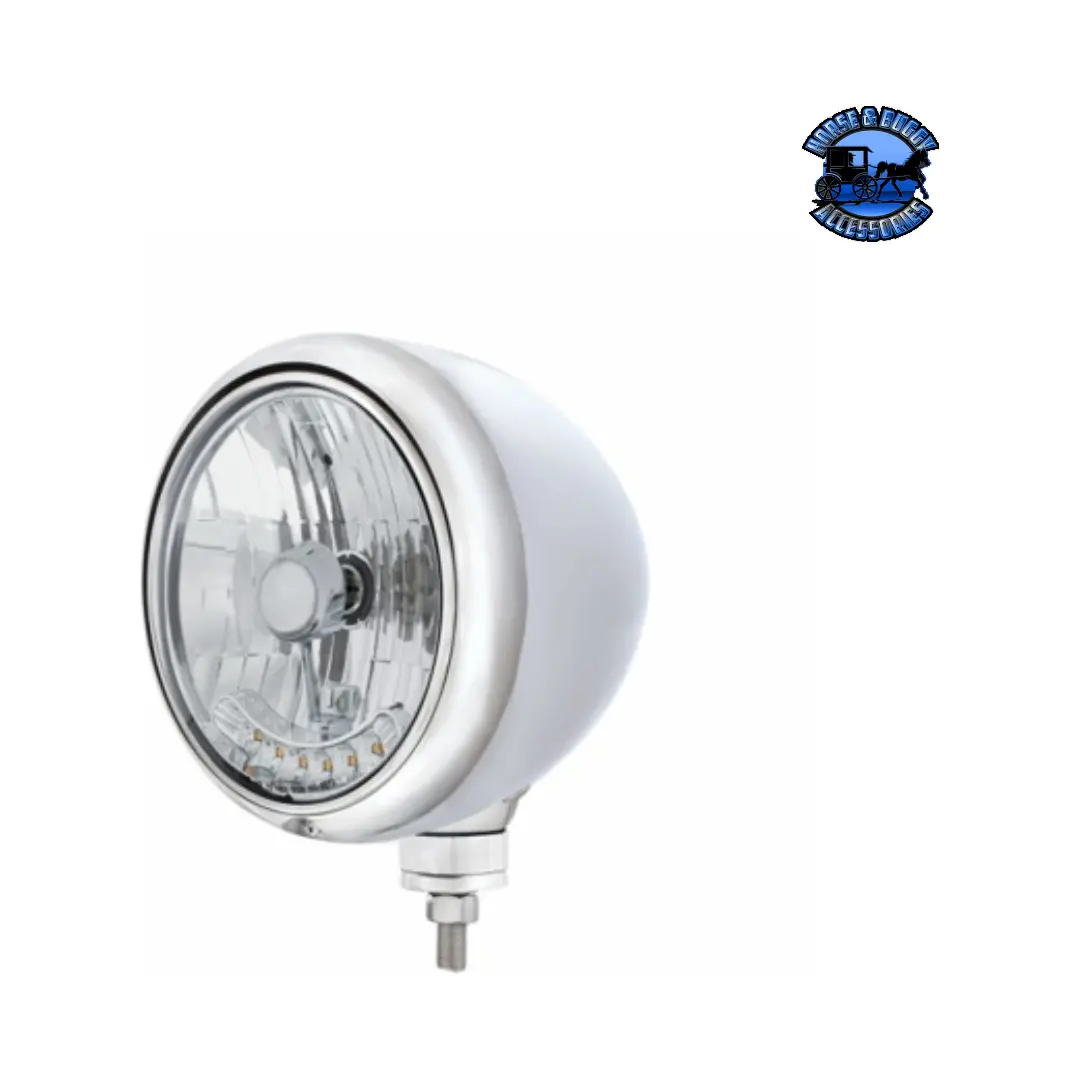 Guide 682-C Style Headlight H4 Bulb With 6 Amber Led (Choose Color) 1