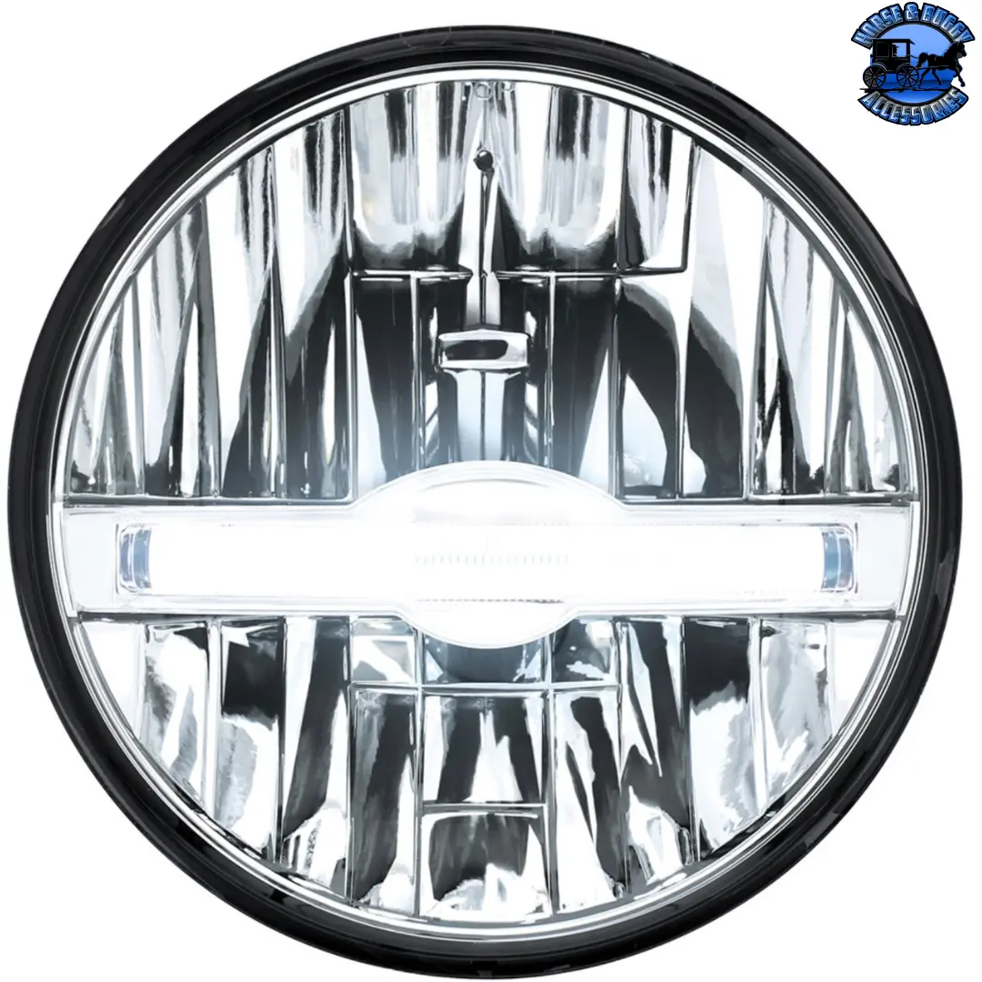 Ultralit - 7" High Power Led Headlight With Led Position Light Bar #31200 1