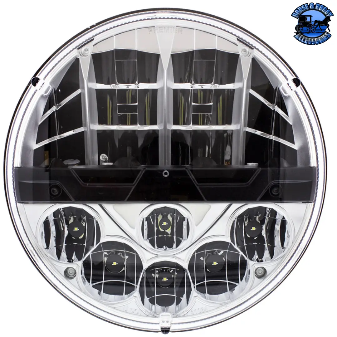 Ultralit - High Power Led 7" Headlight With Polycarbonate Lens & Housing #31084 1
