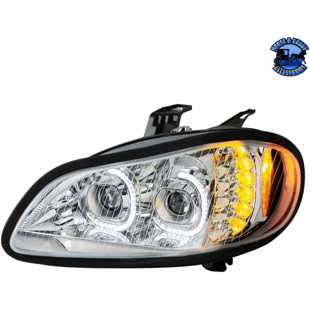 Led Headlight Assembly For 2003-2024 Freightliner M2 (Choose Color) (Choose Side) 1