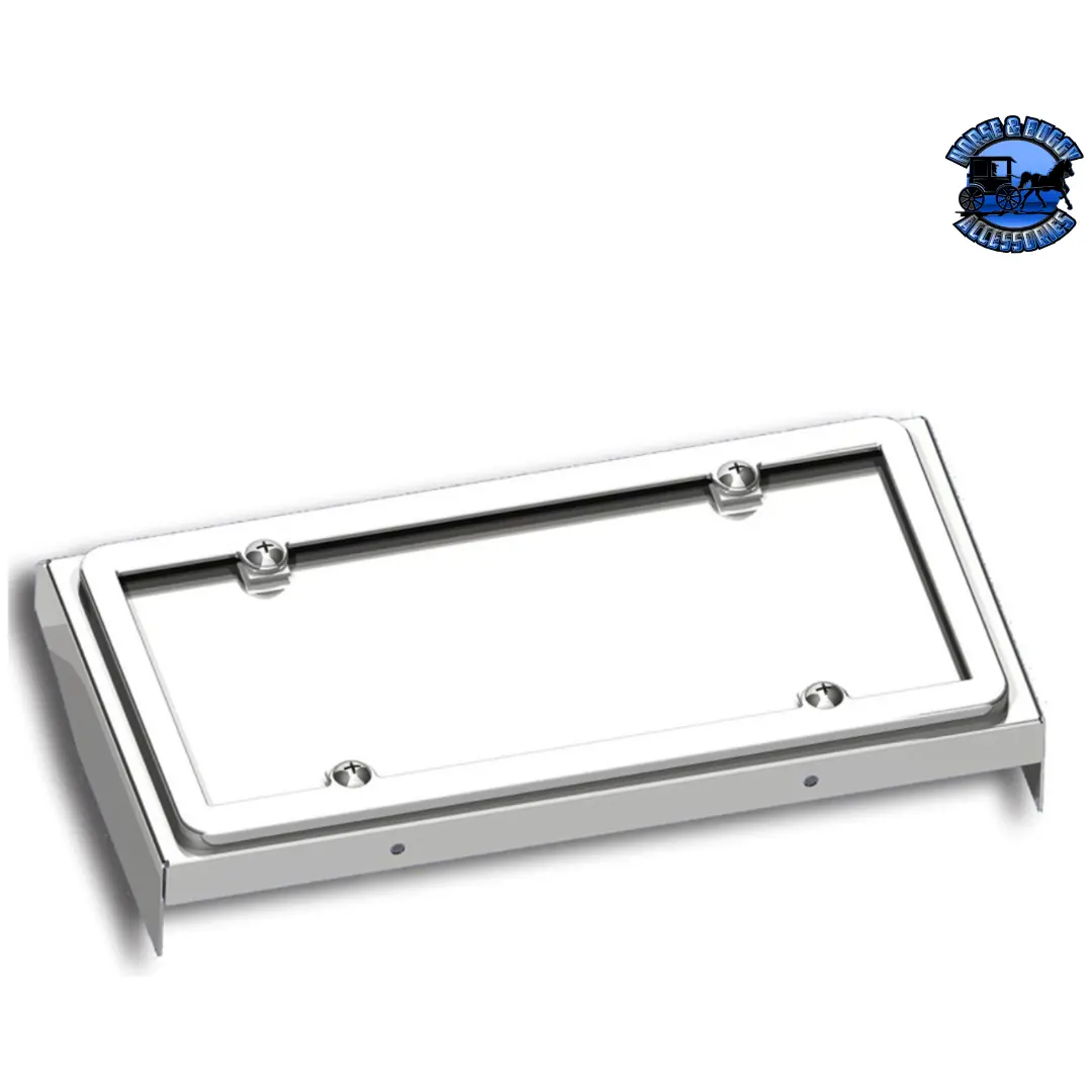 Stainless Single License Plate Holder For 2008-2017 Freightliner Cascadia #29098 1
