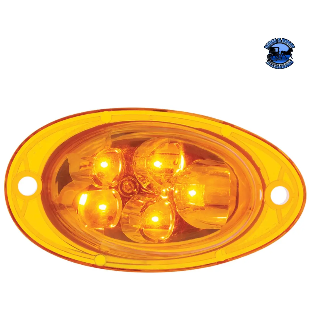 5 Led Turn Signal Light For 2008-2017 Freightliner Cascadia - Slope Lens #36809 1
