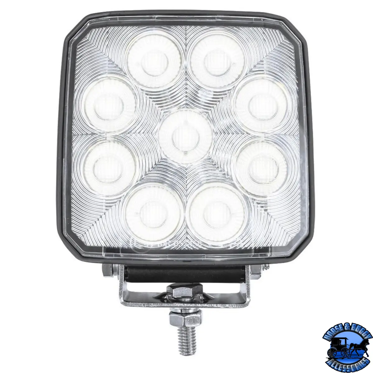 36702   9 Led High Power 3-7/8" Square Work Light-Flood #36702 1