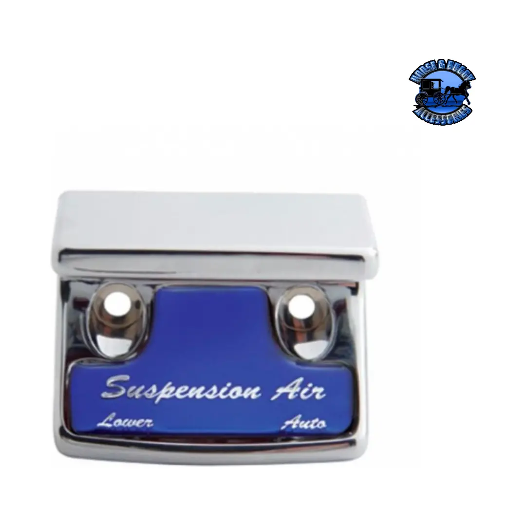 Chrome Plastic Suspension Air Switch Guard With Glossy Sticker For 1990-2010 Freightliner Classic (Choose Color) 1