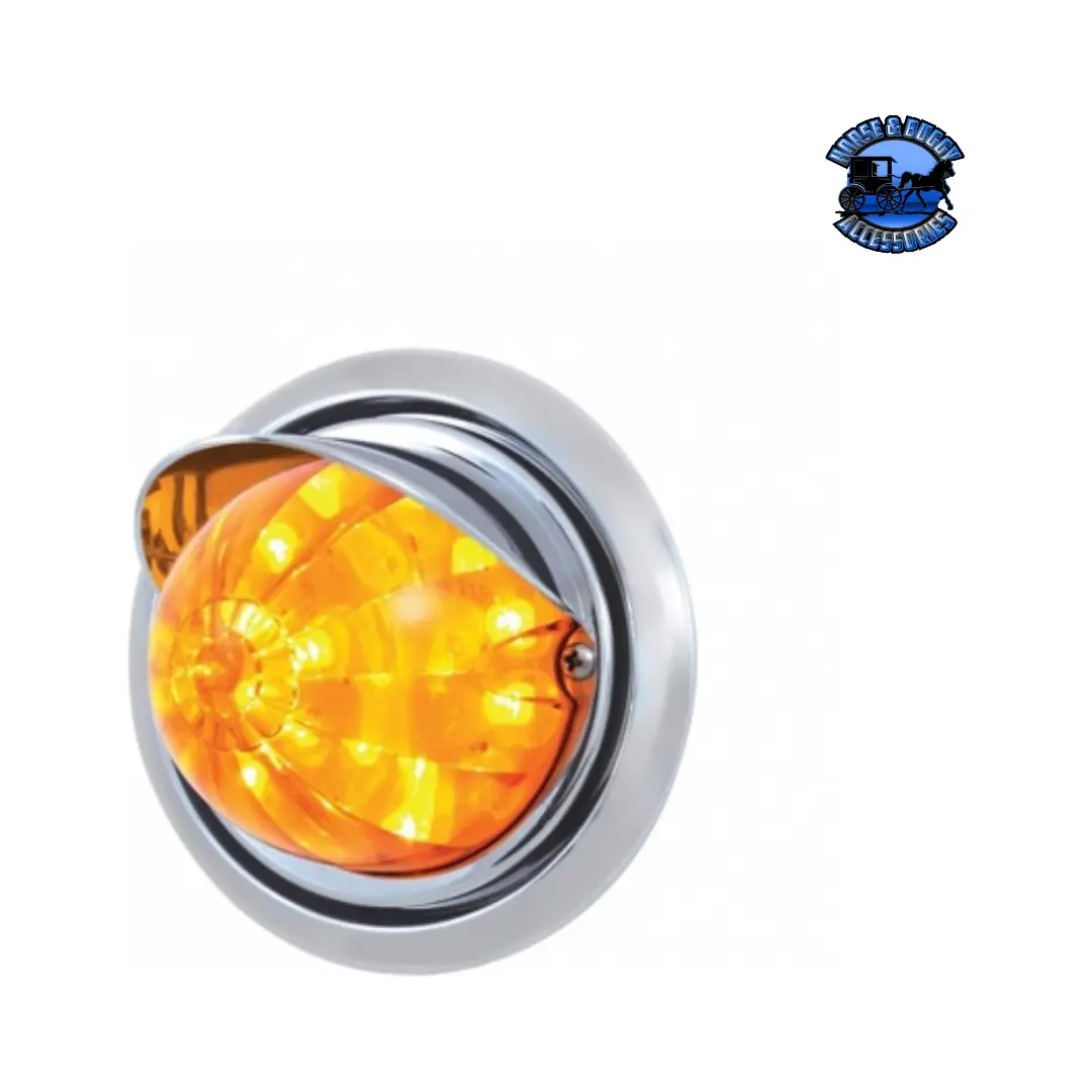 Front Bumper Light With 17 Amber Led Dual Function Watermelon Light & Visor For Fl Columbia (Choose Color) 1