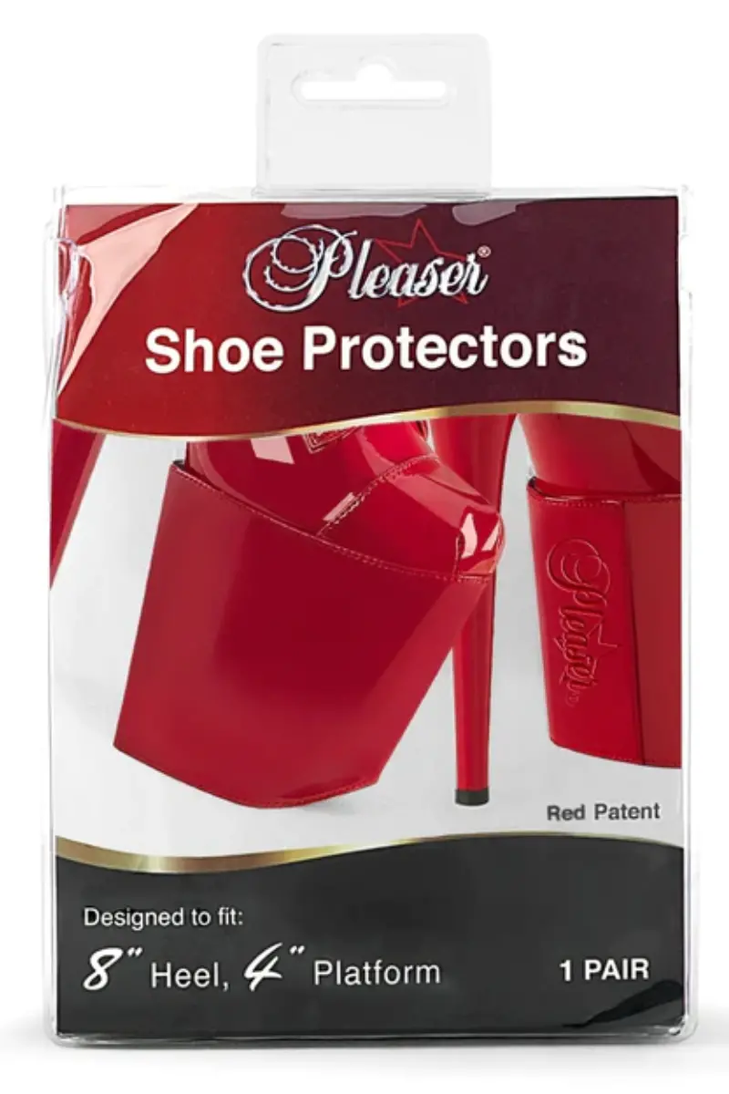 Pleaser Usa Shoe Protectors 8Inch - Patent Red 1