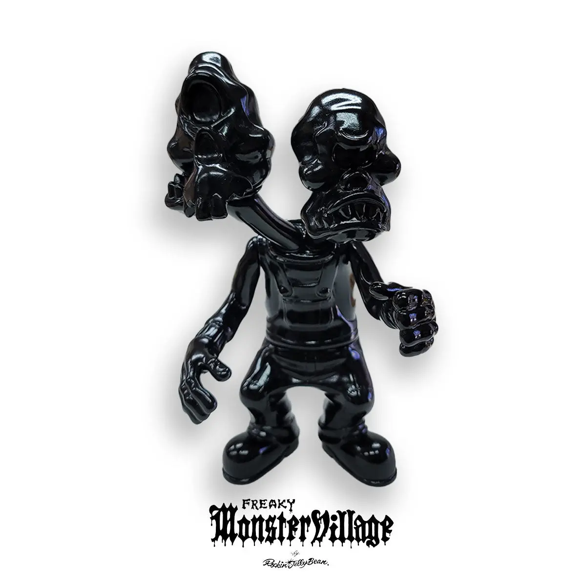 -Freaky Monsters Village- "Twin Head" Soft Vinyl Toy 2