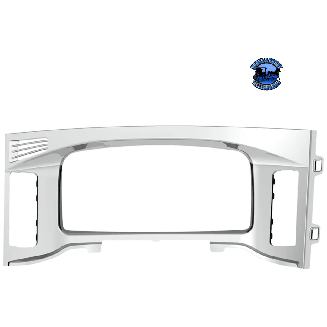 Chrome Plastic Center Dash Instrument Bezel For 2018-2023 Freightliner Cascadia #42427 1