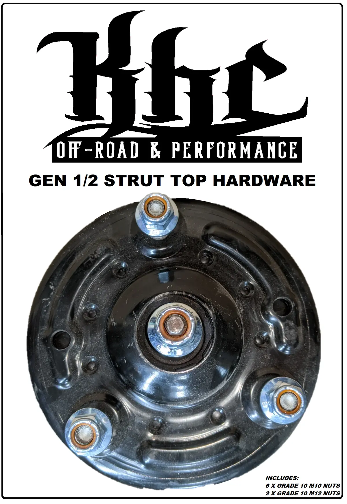 Khc Off-Road Gen 1/2 Raptor Strut Top Hardware Kit 1