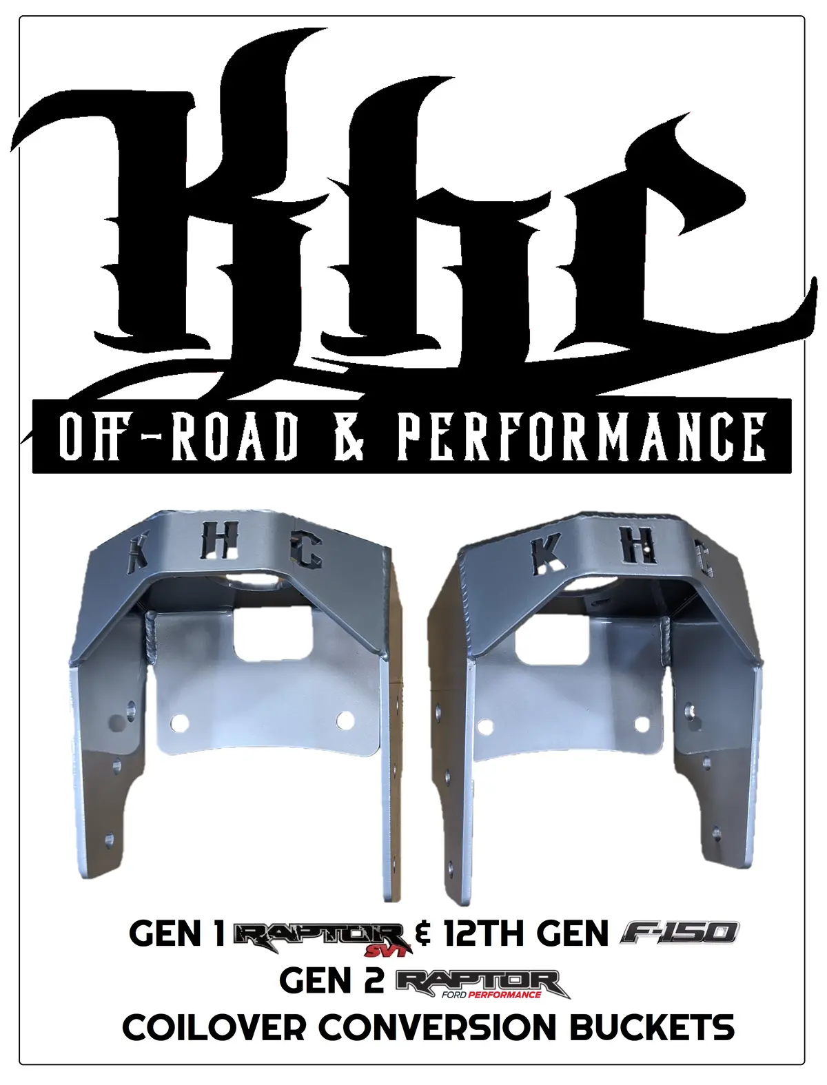 Gen 1 Raptor/Gen 12 F150 (09'-14') → Gen 2 Raptor Coil Over Conversion Buckets 1