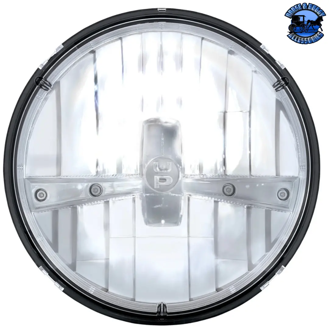 Ultralit - 5 High Power Led 7" Dual Function Headlight - Chrome #31391 1
