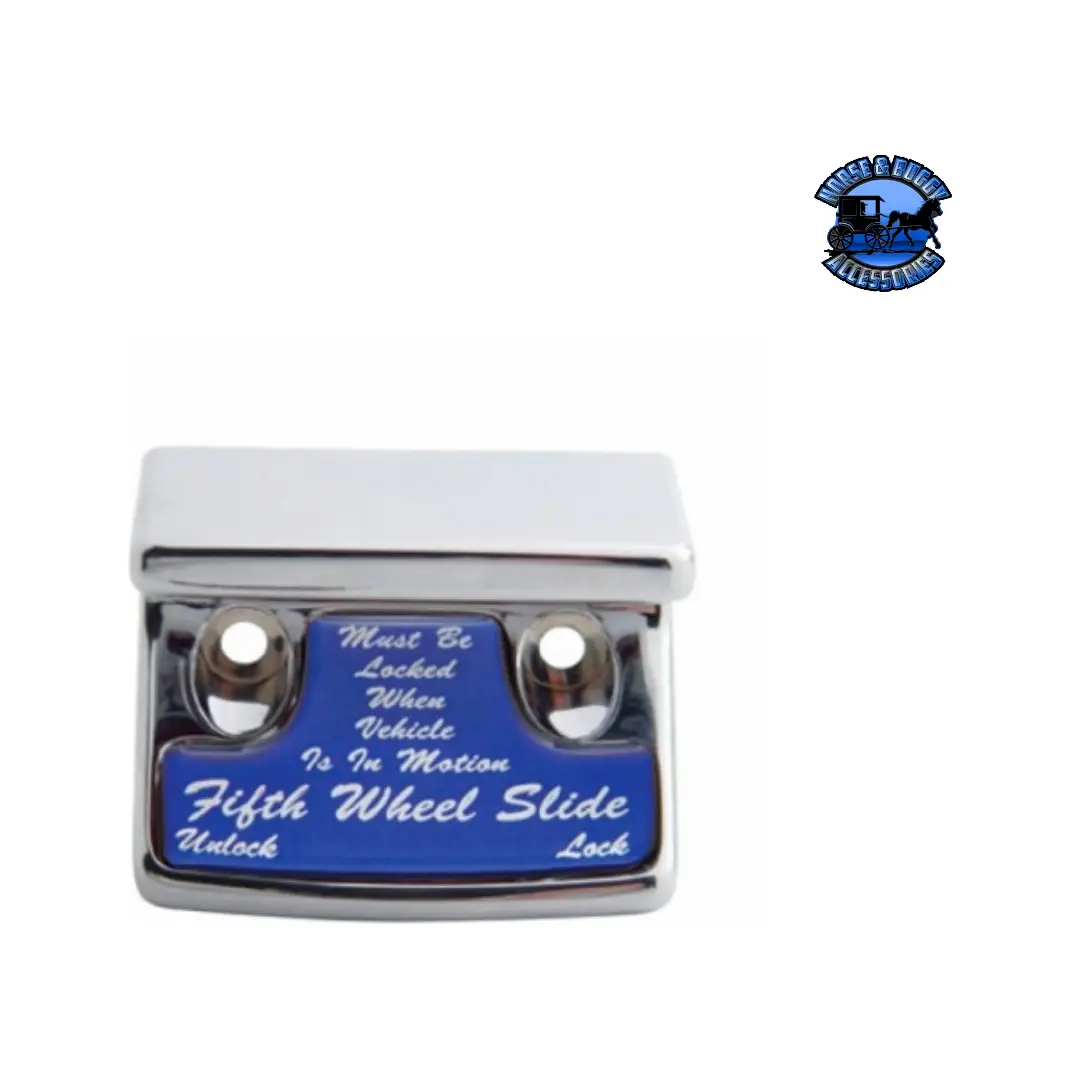 Chrome Plastic Fifth Wheel Switch Guard With Glossy Sticker For 1990-2010 Freightliner Classic (Choose Color) 1
