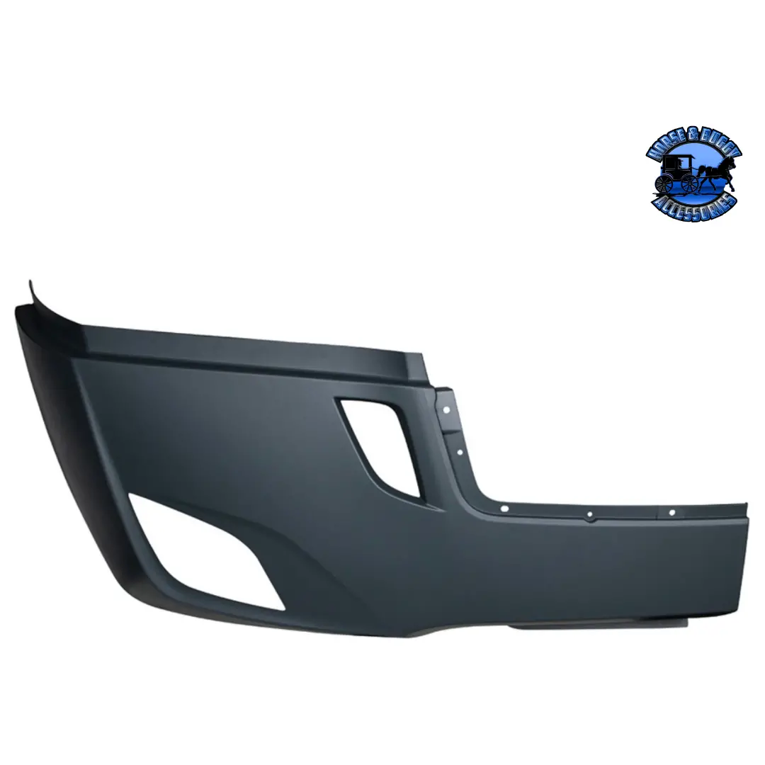 Bumper Cover With Fog Light Opening & Without Deflector Holes For 2018-2024 Fl Cascadia (Choose Side) 2