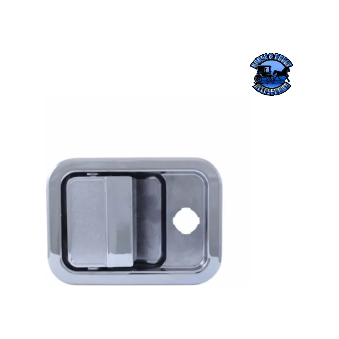 Exterior Door Handle W/1" Lock Cutout For Freightliner Columbia (2003-2020) & Century (2003-2010) (Choose Side) 1