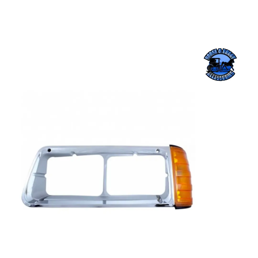 Headlight Bezel With Turn Signal For 1989-2009 Freightliner Fld (Choose Side) 1