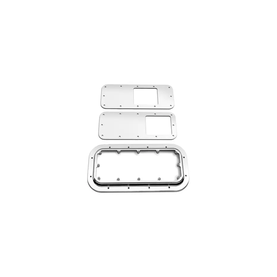 Peterbilt Tapered Style Shifter Plate Kit With Base And Two Dress Plates #32481 1