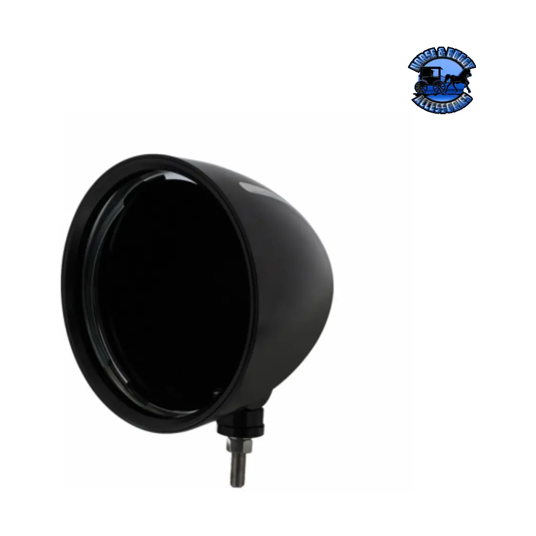 Black "Billet" Style Groove Headlight Housing #31497 1