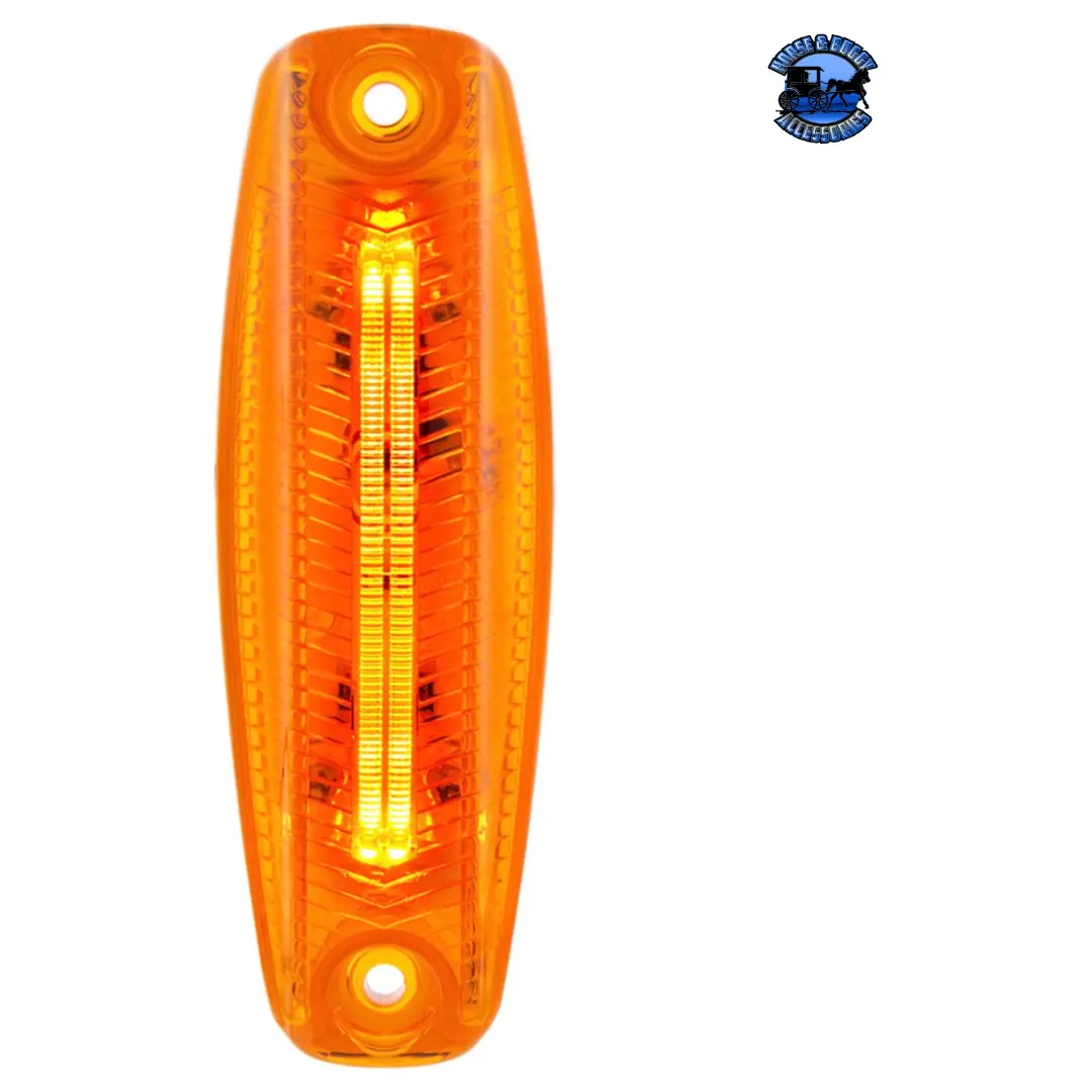 4 Led Lighttrack Cab Light For 2018-2022 Freightliner Cascadia - Amber Lens 1