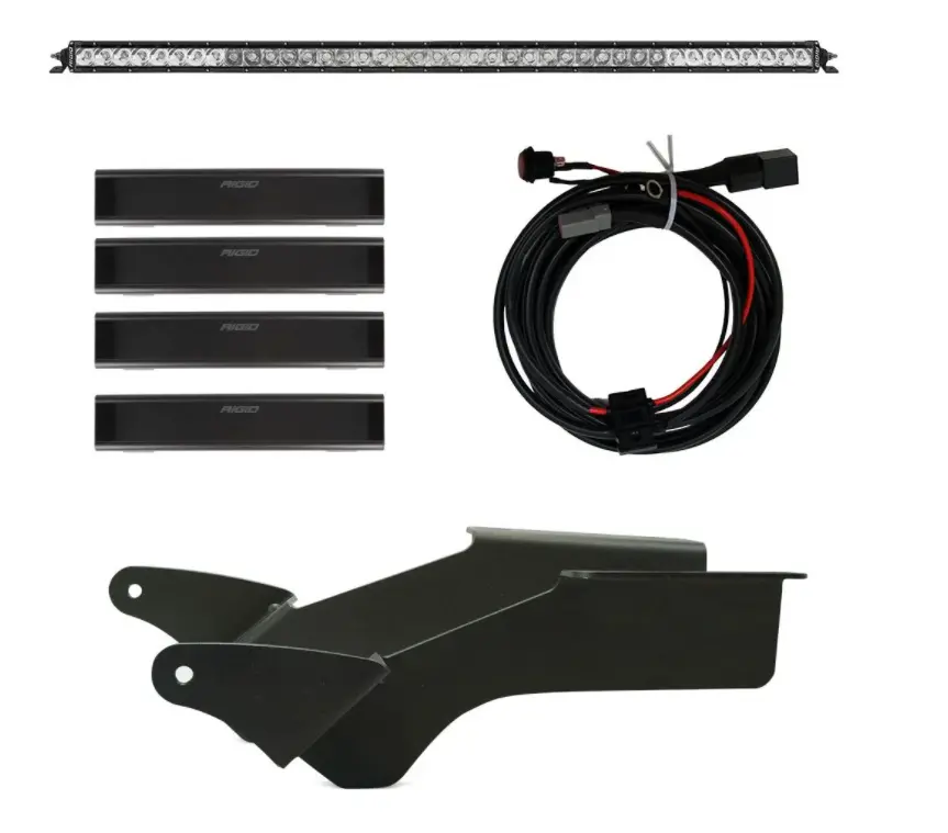 Rigid Industries - 2021 Bronco Roof Rack Light Kit With A Sr Spot/Flood Combo Bar Included 1
