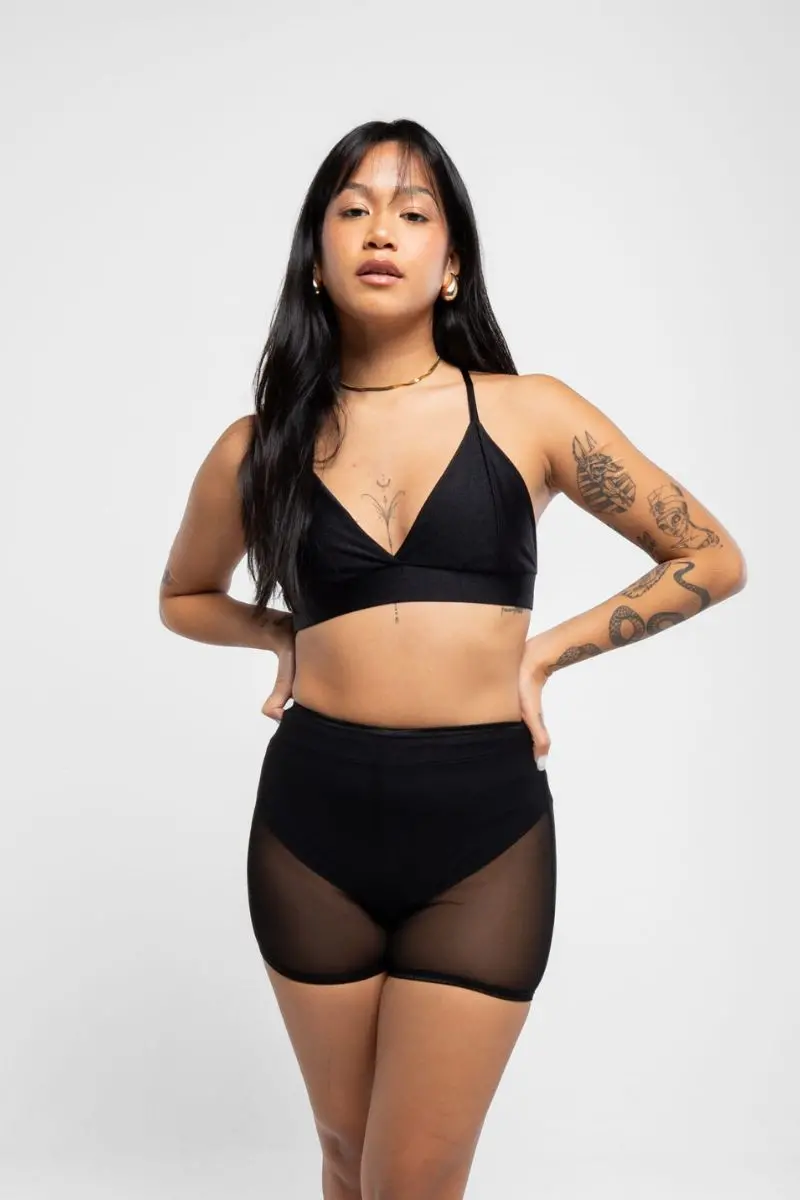 Rev Activ Mesh Pleasure Shorts - Black 1