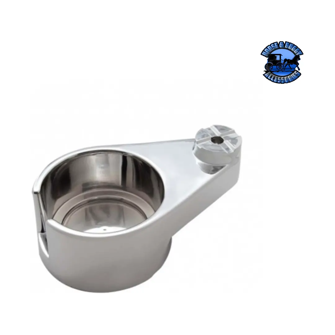 Chrome Plastic Cup Holder For 1986 & Up Freightliner Classic & Fld - Passenger #40991 1