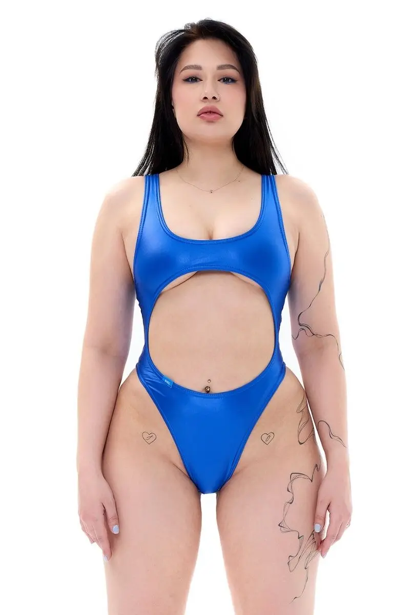 Mæd Siren Bodysuit - Glam Blue 1