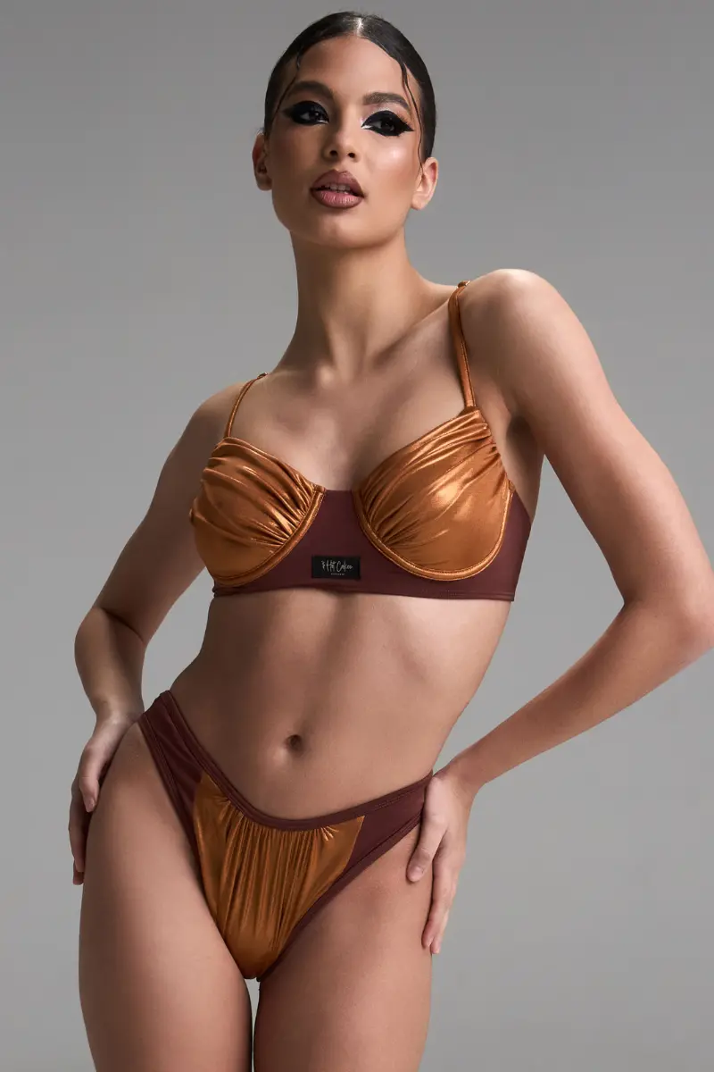 Hotcakes Medusa Top - Metallic Bronze 1