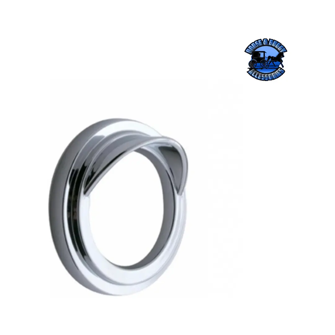 Chrome Plastic Small Gauge Bezel For Freightliner (With Or Without Visor) 1
