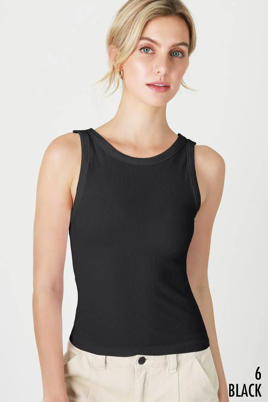 Nikibiki Reversible Ribbed Tank Top 1