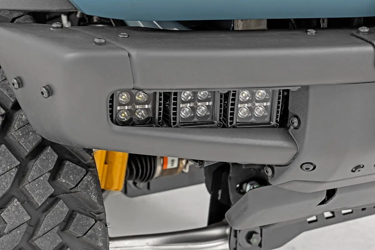 Rough Country - Triple Led Fog Light Kit Ford Bronco (2021-2022) 1