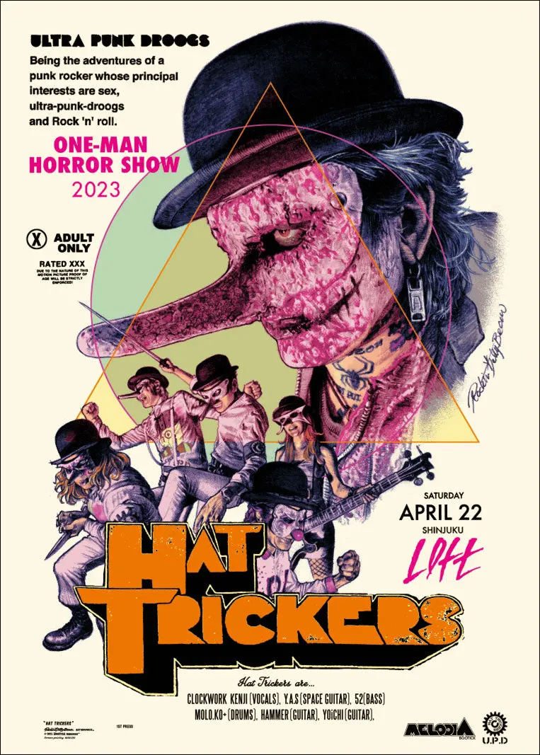 “Hat Trickers” Silk Screen Print 1