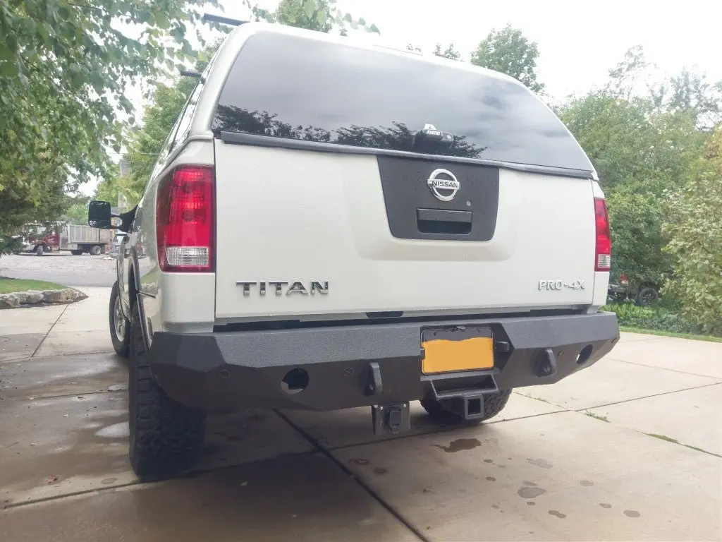 2004-2015 Nissan Titan Rear Bumper | Parking Sensor Cutouts Available 1