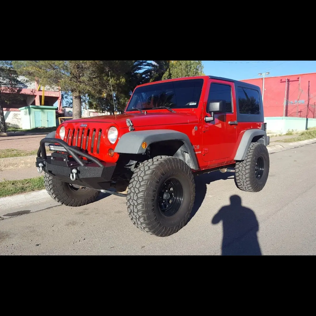 2007-2017 Jeep Jk Wrangler Front Shovel Head Bumper 1