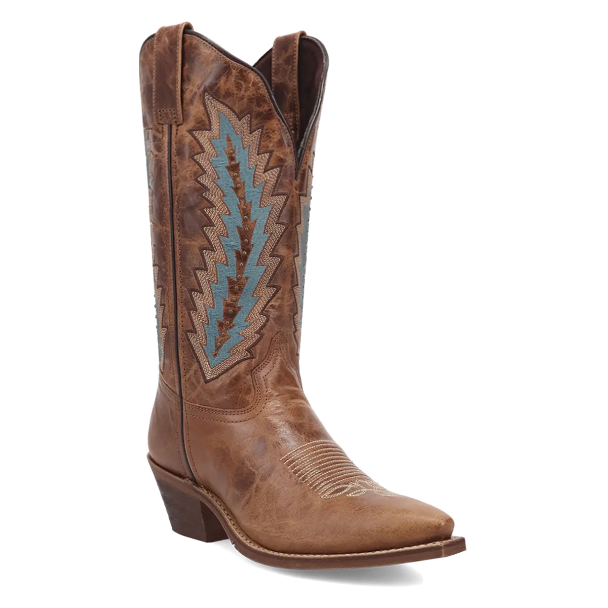 Sundra Leather Boot In Tobacco By Laredo 1