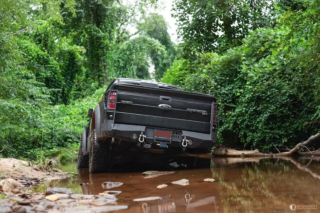2010-2014 Ford Raptor Rear Bumper | Parking Sensor Cutouts Available 1