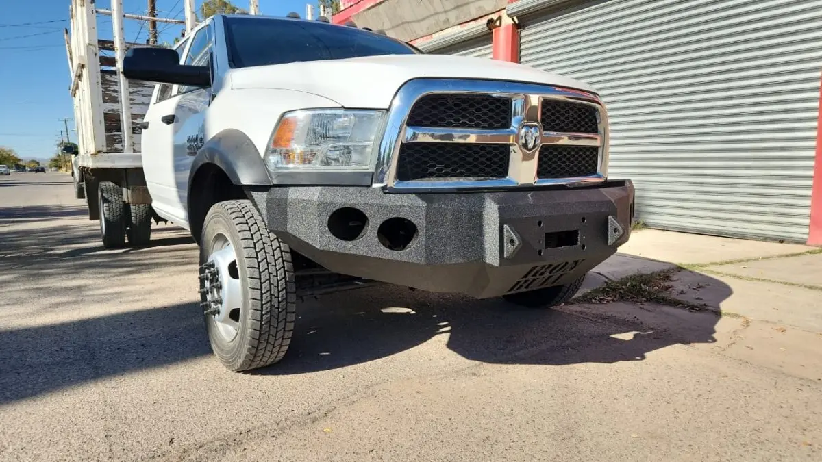 2010-2018 Ram 4500/5500 Front Bumper With Fender Flare Adapters | Parking Sensor Cutouts Available 1